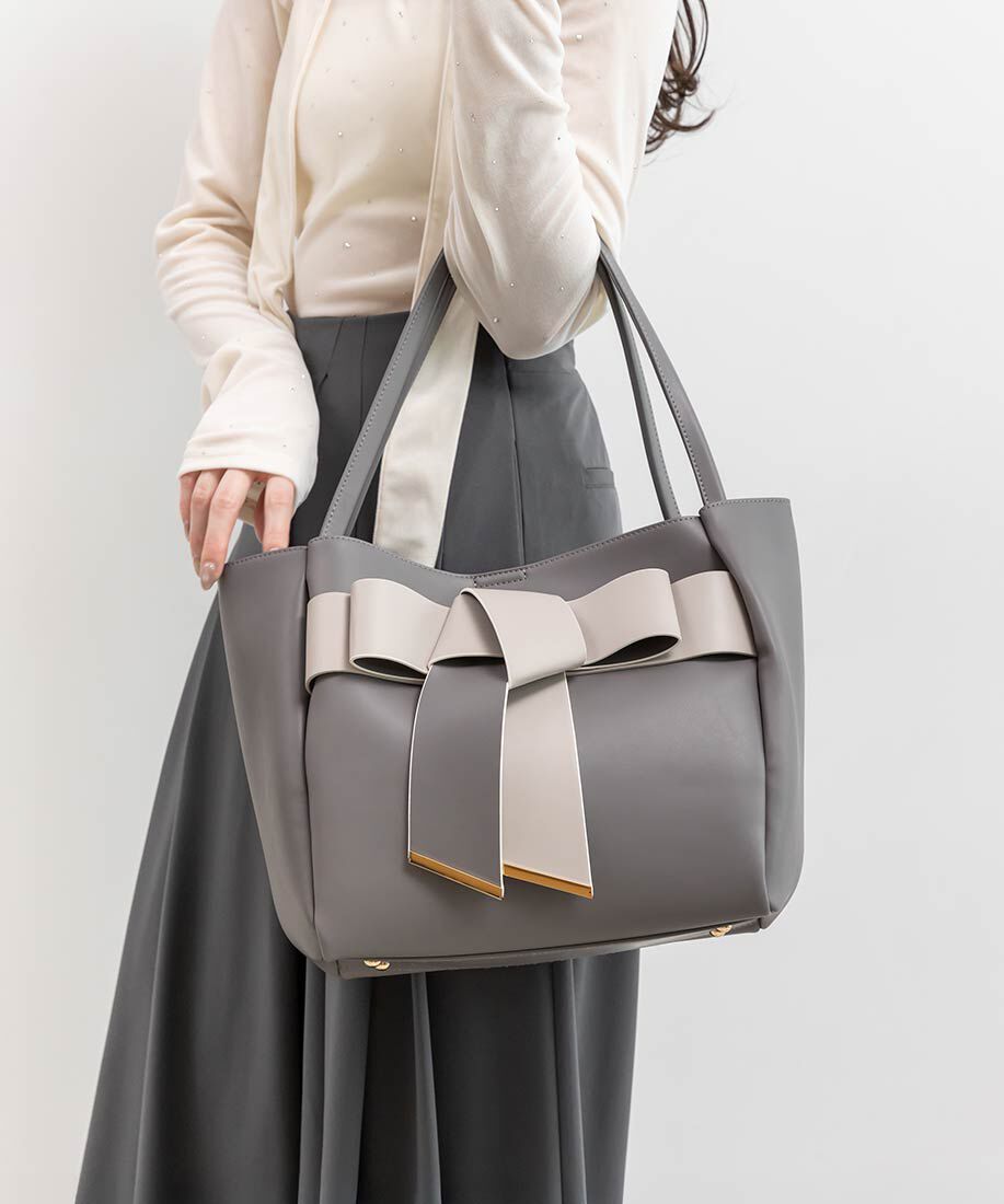  「【A4対応】リボントートバッグ」|トートバッグ|