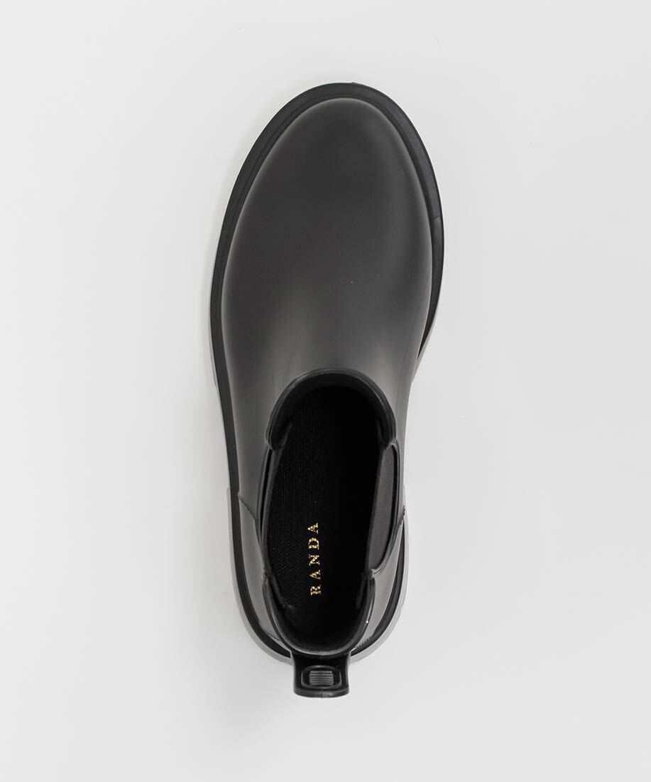  「ボリュームソールサイドゴアレインブーツ」|レインシューズ|