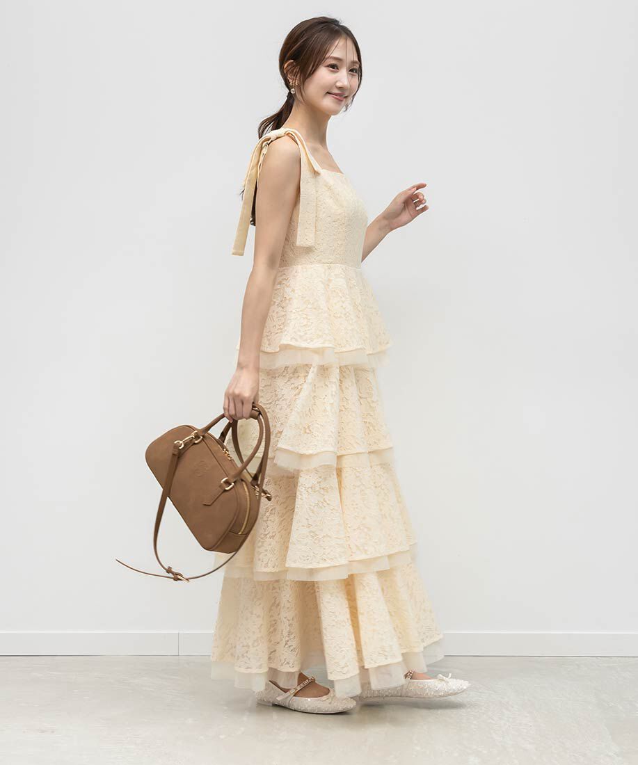  「ビジューストラップバレエシューズ」|パンプス|