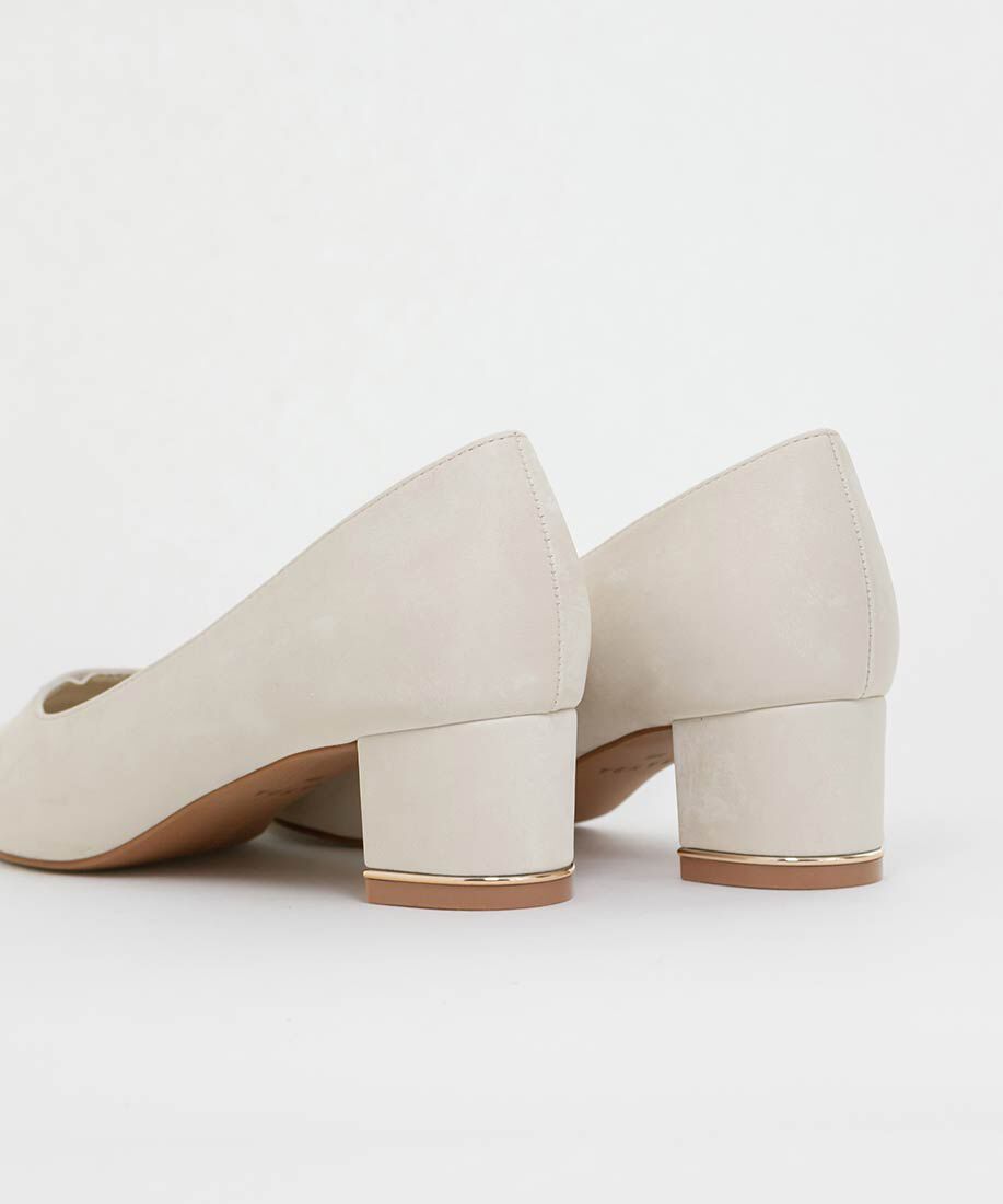  「2WAY ビジューモノグラムリボンパンプス」|パンプス|