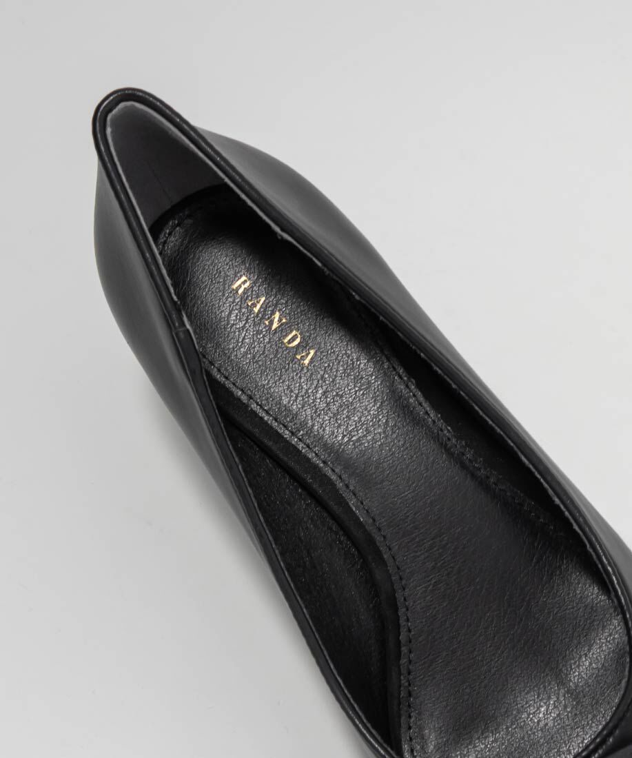  「【走れる美脚パンプス】ビジューモノグラムリボンフィットパンプス」|パンプス|