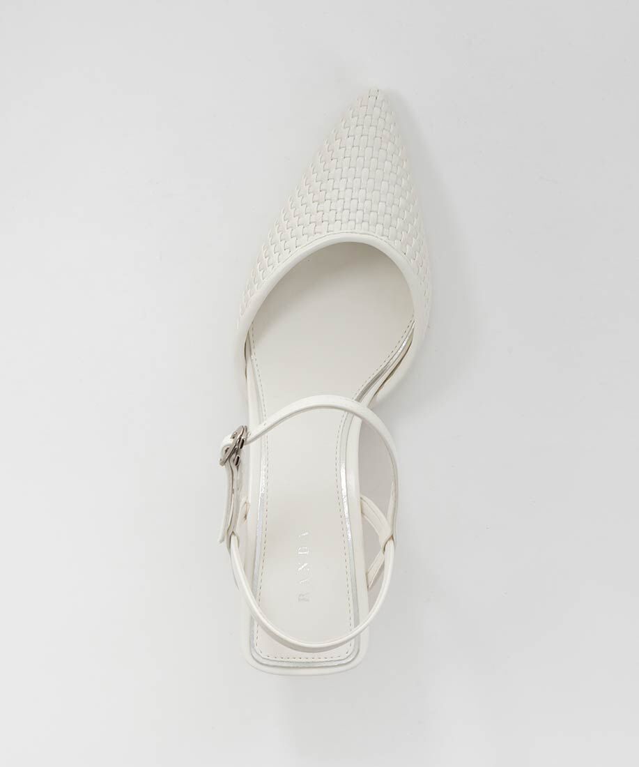  「ブレードデザインアンクルストラップパンプス」|パンプス|