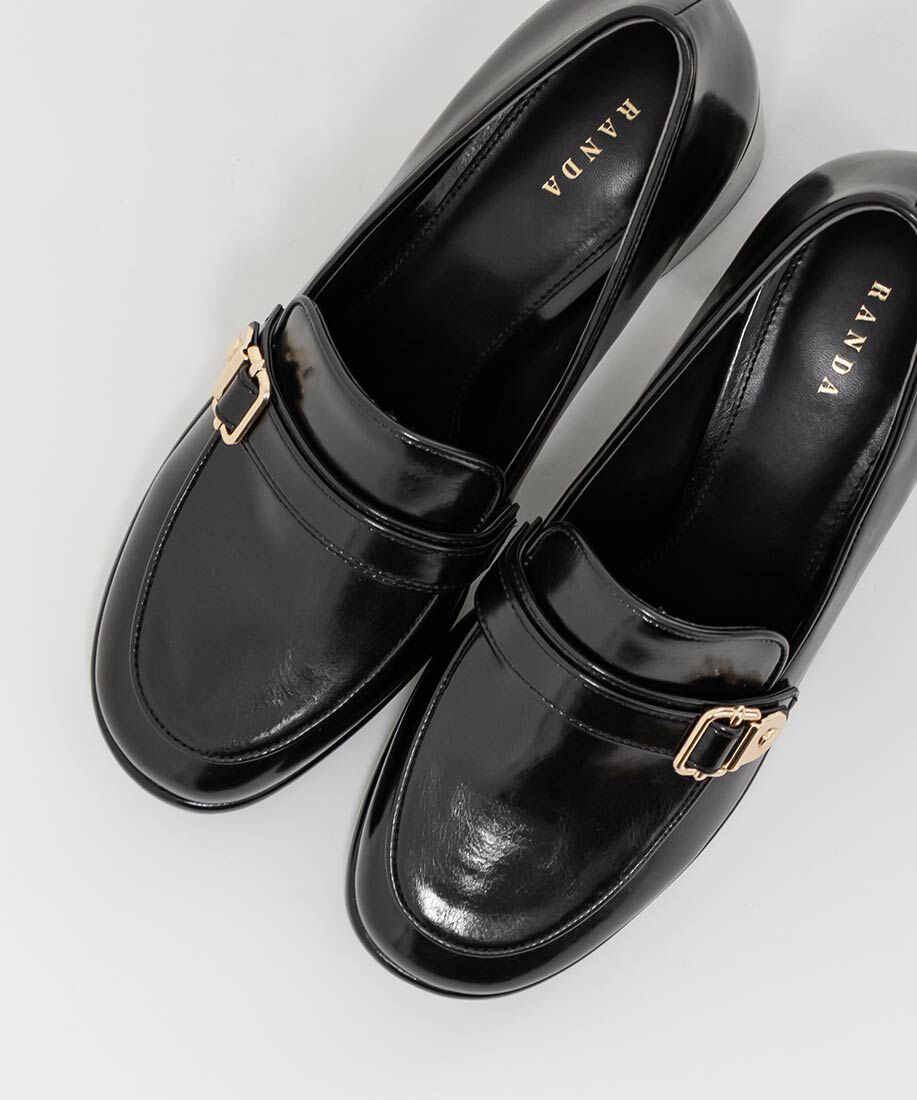  「バックルデザインストームローファー」|ローファー|