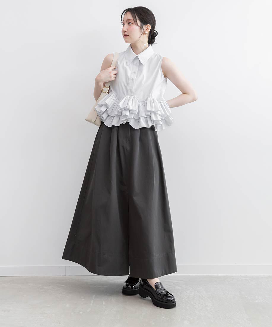  「モノグラムエンボスラウンドトゥローファー」|ローファー|