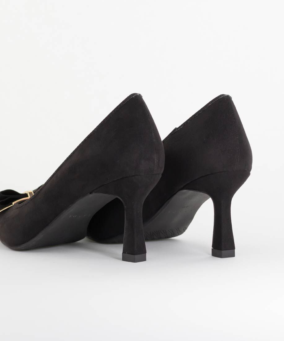  「【走れる美脚パンプス】モノグラムパーツリボンフィットパンプス」|パンプス|