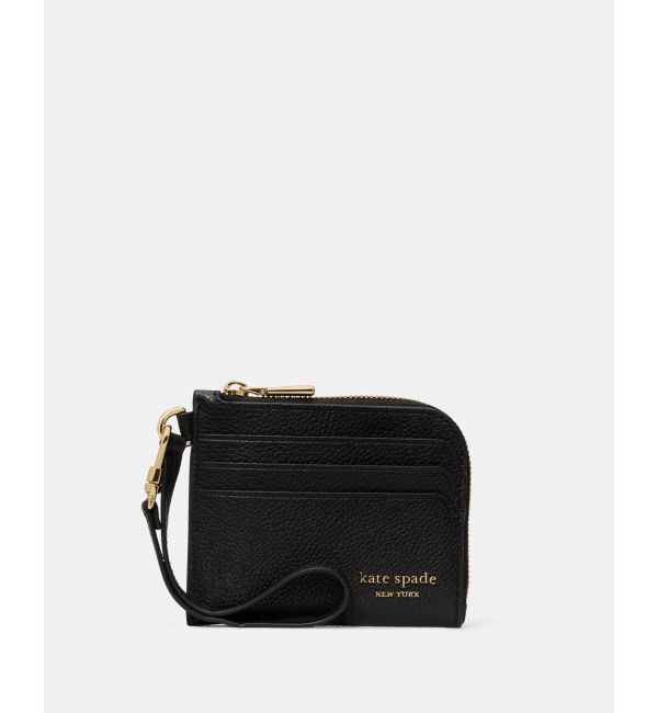 kate spade new york「デヴィン カード ケース リスレット」|ストラップ|BLACK