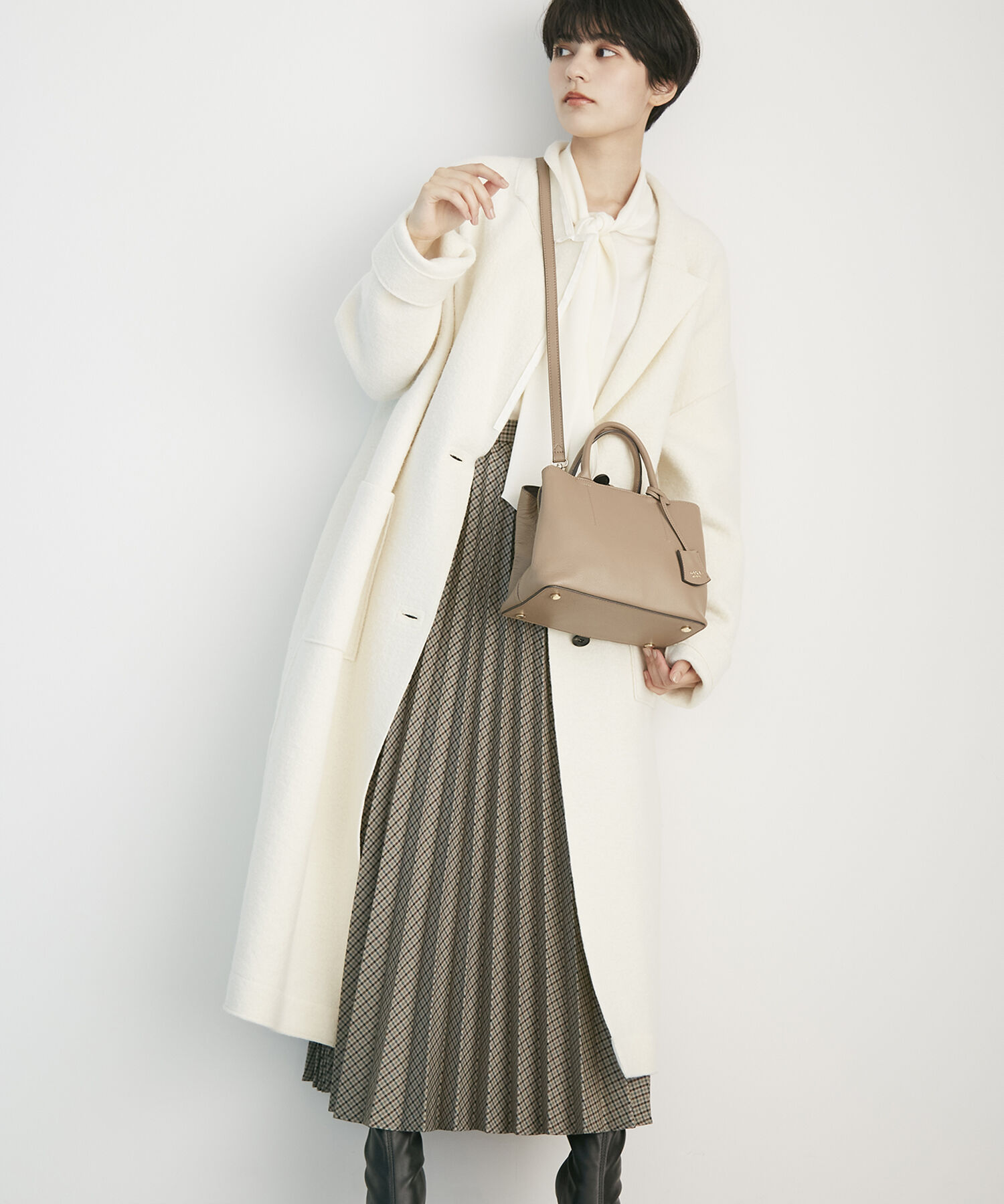 TOPKAPI TREASURE「フロントステッチ レザーミニショルダーバッグ」|ショルダー・メッセンジャー|