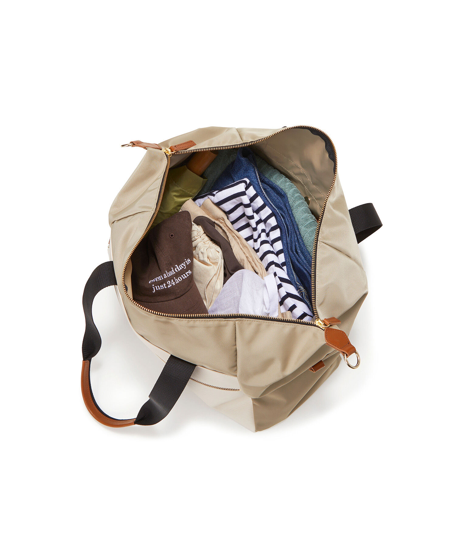 TOPKAPI BREATH「【VERY11月号掲載】RIPPLE TRIPリプル トリップ ナイロン コンビ キャリーオンボストンバッグ トラベル旅行」|ボストンバッグ|