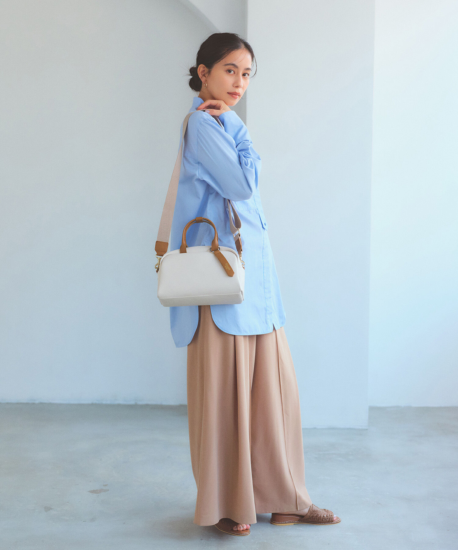 TOPKAPI BREATH「【Breath TOPKAPI】RIPPLE リプル ミニ ボストンバッグ チャーム付き」|ボストンバッグ|