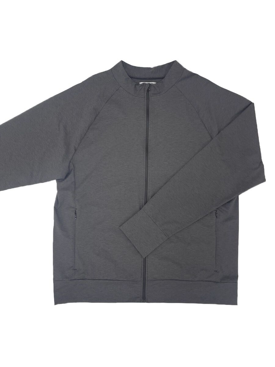 Riberce「【新作】UVカット杢柄スタンドジップジャケット」|スポーツ|