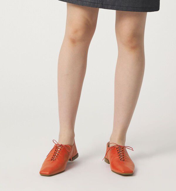 ODETTE E ODILE「ファインレースアップ フラット10&uarr;」|パンプス|