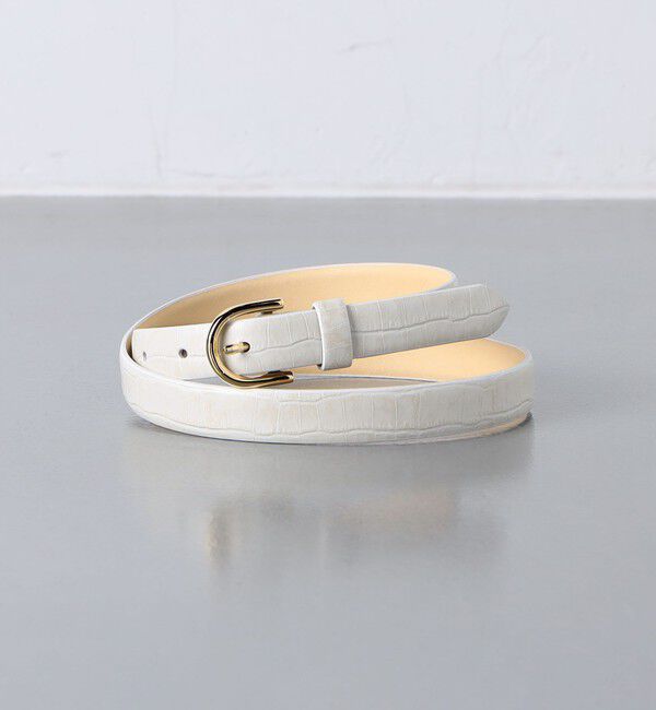 UNITED ARROWS「CRC/STMP ベルト」|ベルト|OFF WHITE