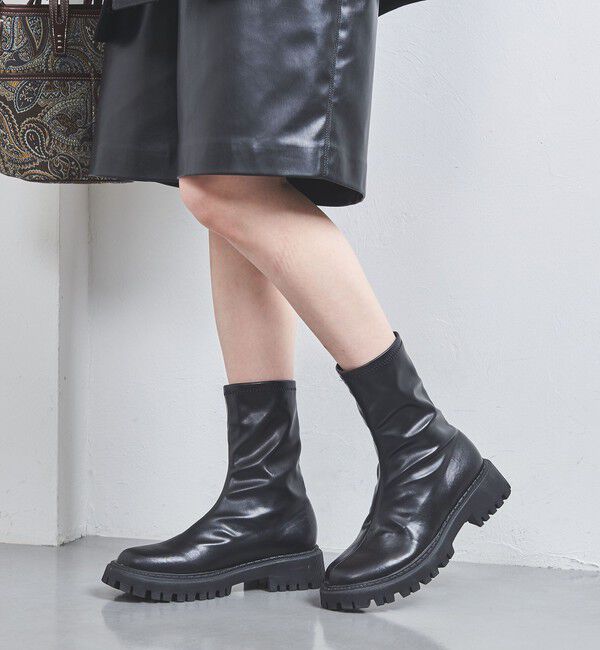 UNITED ARROWS「ストレッチ レインブーツ」|レインシューズ|