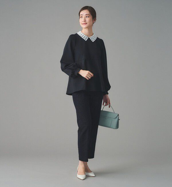 UNITED ARROWS「2トーン ツイードライク パンツ」|スラックス|