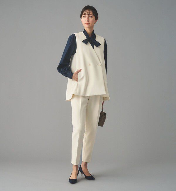 UNITED ARROWS「SPONGY バックフレア ベスト」|ベスト・ジレ|