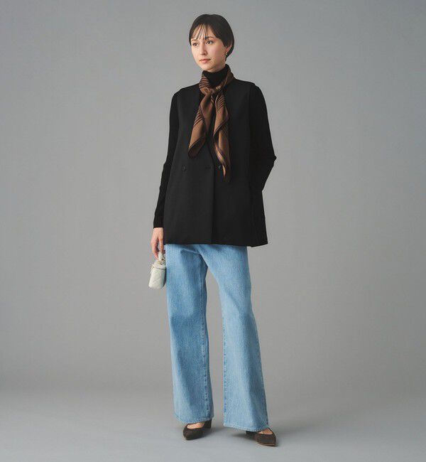 UNITED ARROWS「SPONGY バックフレア ベスト」|ベスト・ジレ|