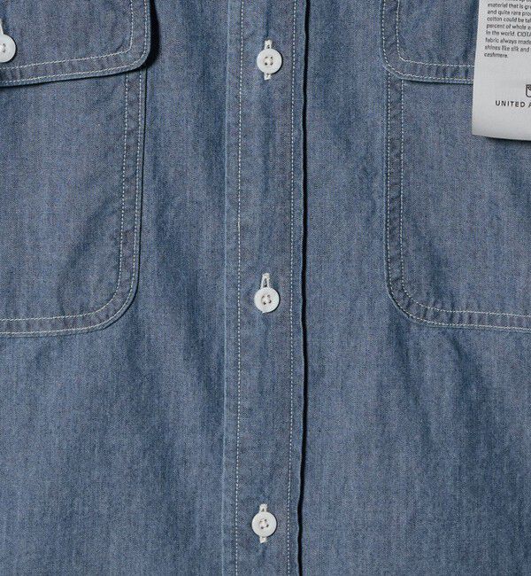 UNITED ARROWS「シオタ スビンシャンブレー ワークシャツ「SLOW &　」」|シャツ・ブラウス|