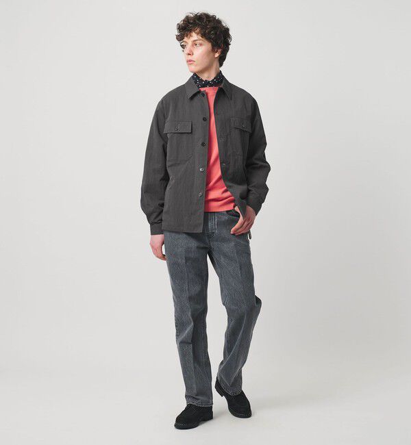 UNITED ARROWS「ツイル ミリタリー オーバーシャツ」|シャツ・ブラウス|