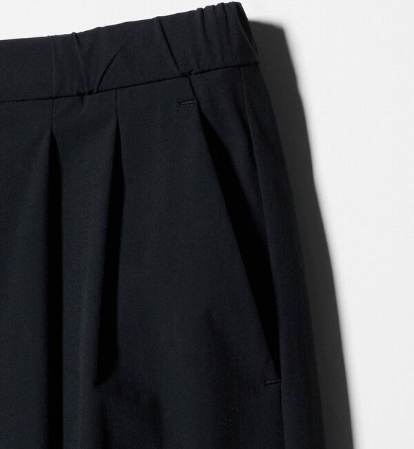 UNITED ARROWS「ウェザーコンフォート 2プリーツ バルーン テーパード イージーパンツ 撥水 ストレッチ」|スラックス|