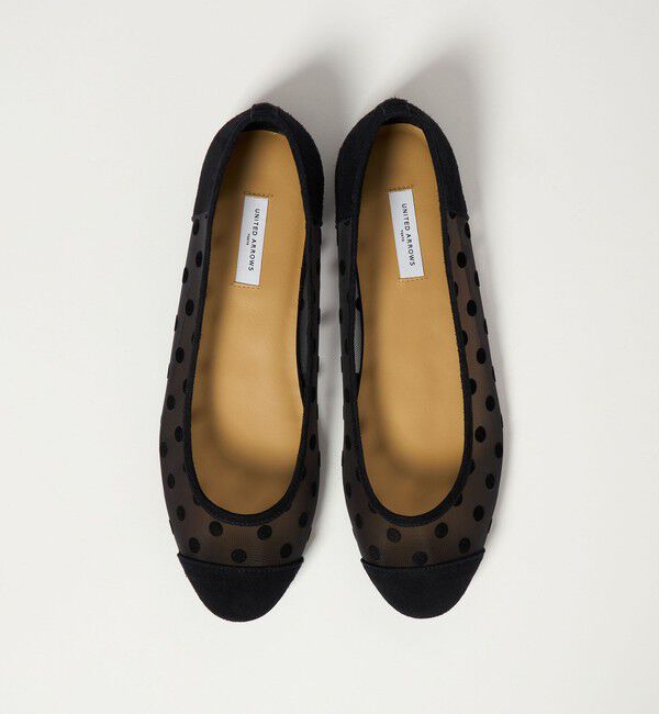 UNITED ARROWS「ドット バレエシューズ」|バレエシューズ|