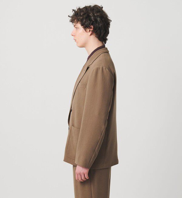 UNITED ARROWS「ポリエステルサブレ オーディナリー ダブル 4ボタン ジャケット」|テーラードジャケット|