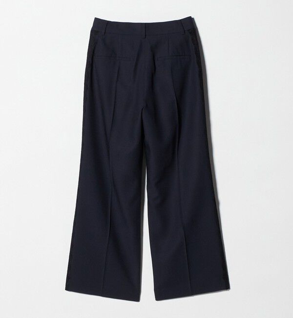 UNITED ARROWS「レース コンビ ストレートパンツ」|スラックス|