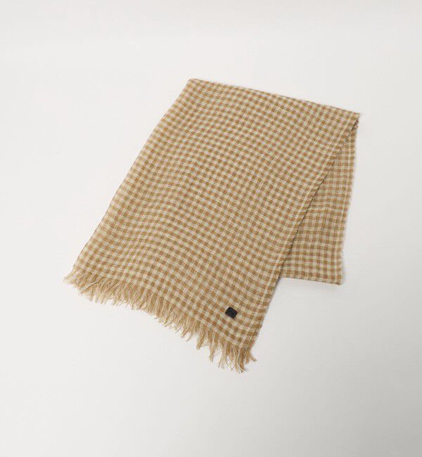 UNITED ARROWS「【一部別注】＜MARIANI＞LIN ギンガムチェック ストール」|ストール|