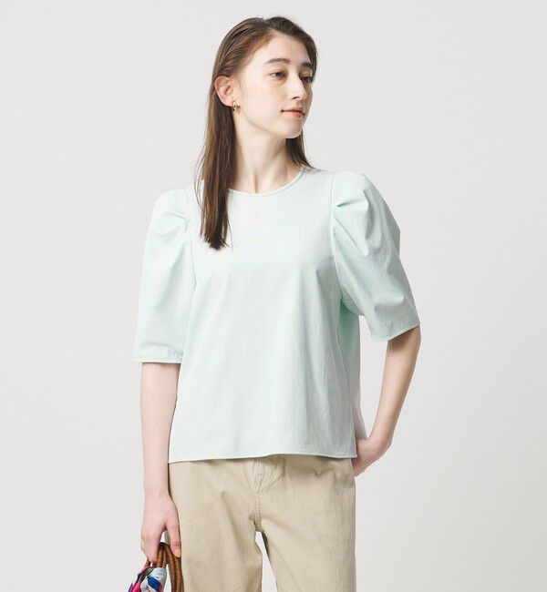 UNITED ARROWS「RIRANCHA ツイル ブラウス ‐ウォッシャブル‐」|シャツ・ブラウス|LT.BLUE