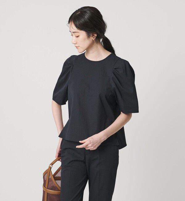 UNITED ARROWS「RIRANCHA ツイル ブラウス ‐ウォッシャブル‐」|シャツ・ブラウス|