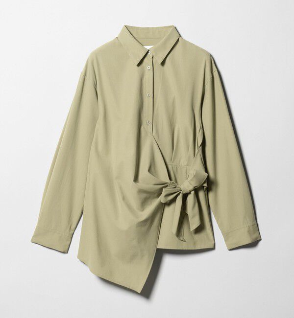 UNITED ARROWS「ドレープ ギャザー シャツ ‐ウォッシャブル‐」|シャツ・ブラウス|