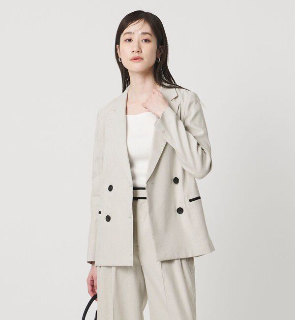 UNITED ARROWS「ECLISSE 4ボタン ジャケット」|テーラードジャケット|NATURAL