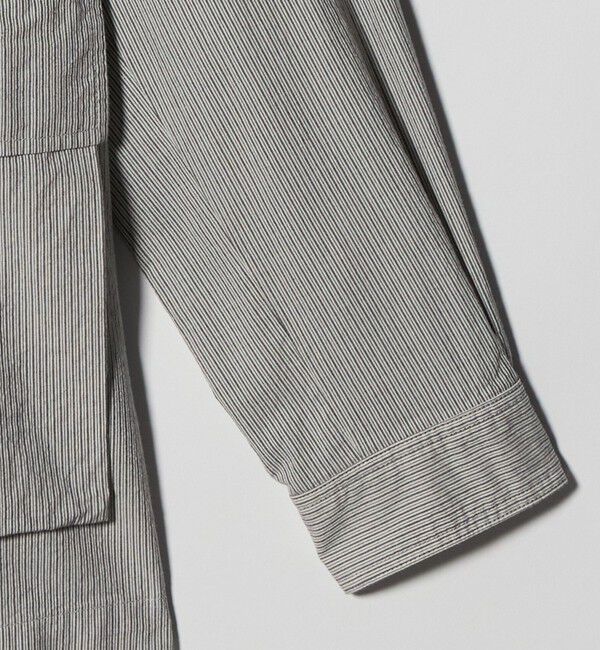 UNITED ARROWS「ギザコットン コードレーン サファリジャケット」|ミリタリージャケット|