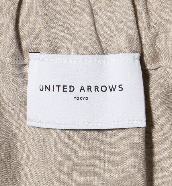 UNITED ARROWS「リネン パッチポケット イージーパンツ ‐ウォッシャブル‐」|チノ|