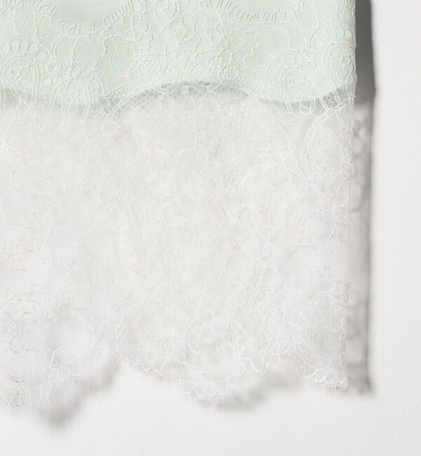 AEWEN MATOPH「＜AEWEN MATOPH＞サテンレース コンビブラウス」|シャツ・ブラウス|