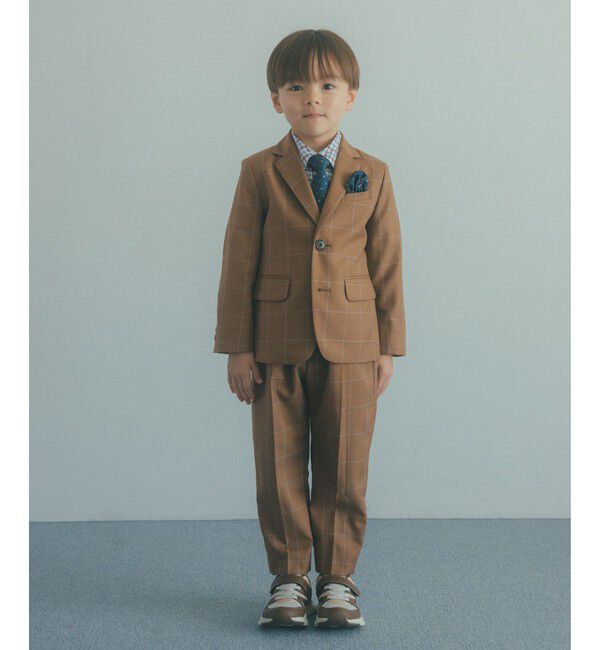 UNITED ARROWS green label relaxing「ウィンドペン チェック ジャケット / キッズ 110cm-130cm」|テーラードジャケット|