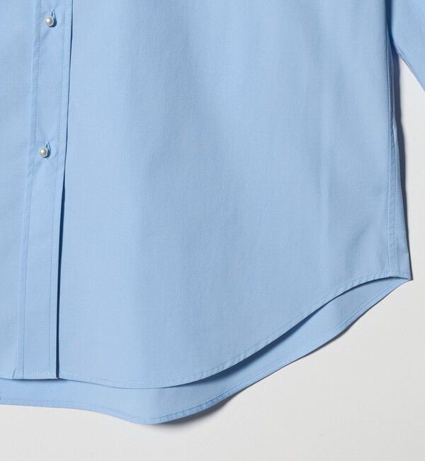 UNITED ARROWS green label relaxing「フェイクパールボタン シャツ」|シャツ・ブラウス|