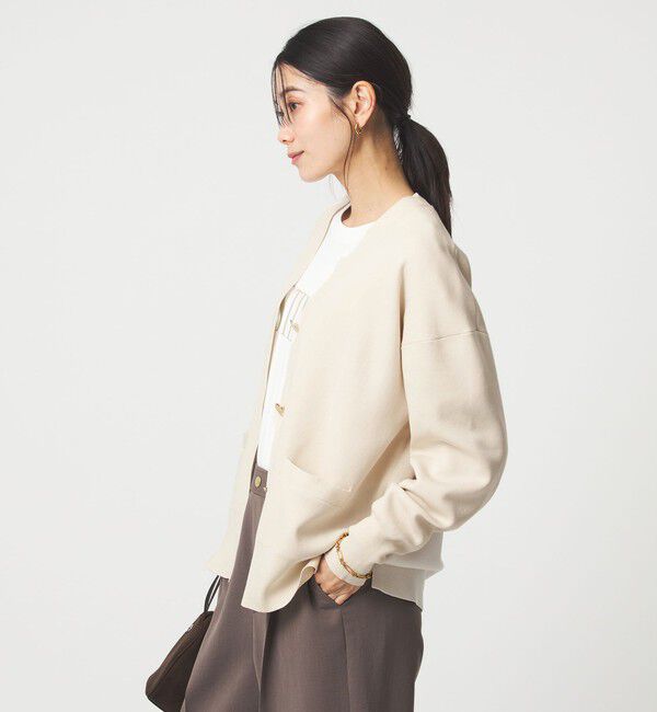 UNITED ARROWS green label relaxing「パフニット カーディガン ウォッシャブル」|カーディガン|