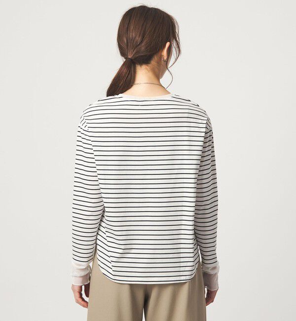 UNITED ARROWS green label relaxing「ソデ チュール プルオーバー カットソー」|Tシャツ・カットソー|