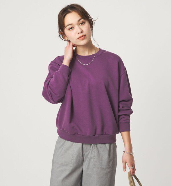 UNITED ARROWS green label relaxing「【別注】＜Odub＞スウェット プルオーバー」|スウェット・ジャージ|PURPLE