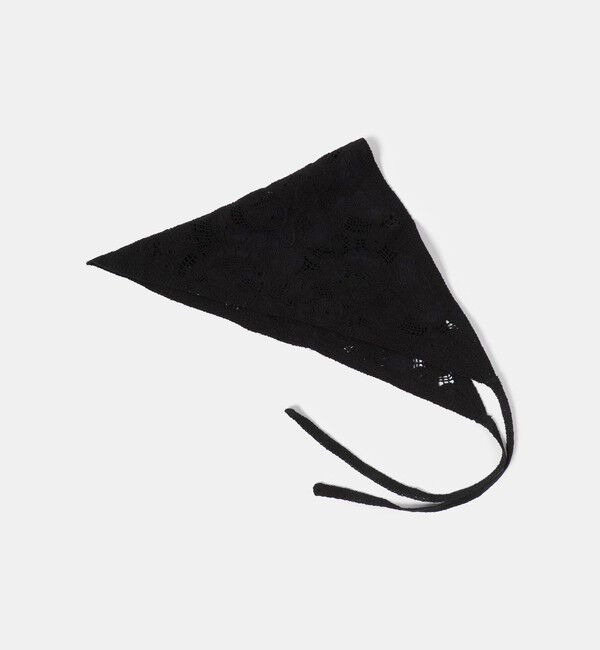 UNITED ARROWS green label relaxing「レース バブーシュカ」|その他|BLACK