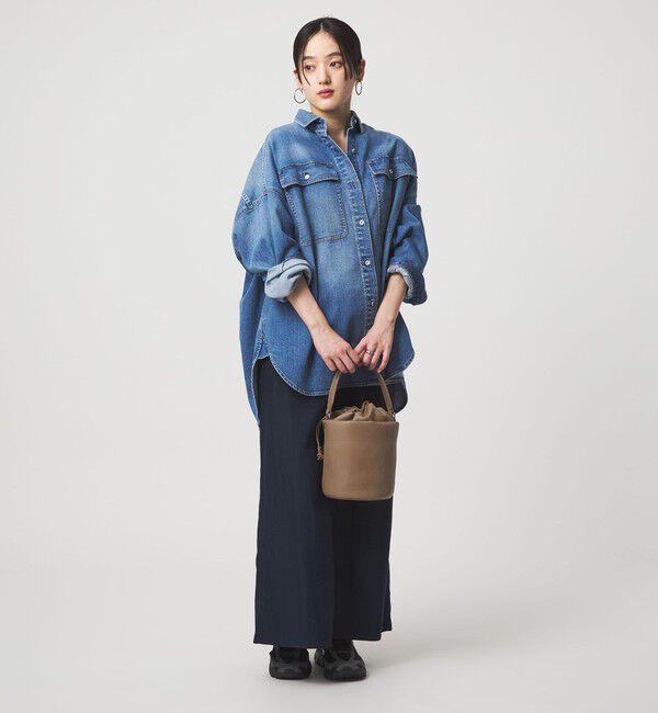 UNITED ARROWS green label relaxing「２WAY 巾着ドロストバケツバッグ」|ショルダー・メッセンジャー|