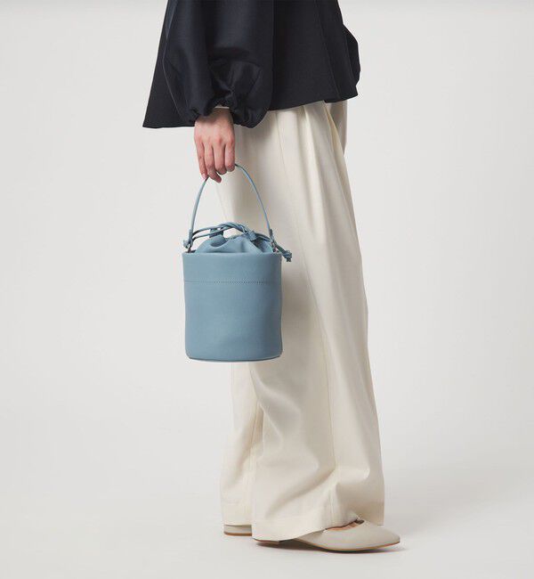 UNITED ARROWS green label relaxing「２WAY 巾着ドロストバケツバッグ」|ショルダー・メッセンジャー|LT.BLUE