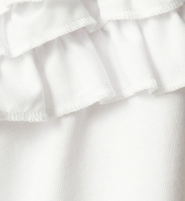 UNITED ARROWS green label relaxing「【WEB限定】＜at ease＞袖フリル プルオーバー カットソー」|Tシャツ・カットソー|