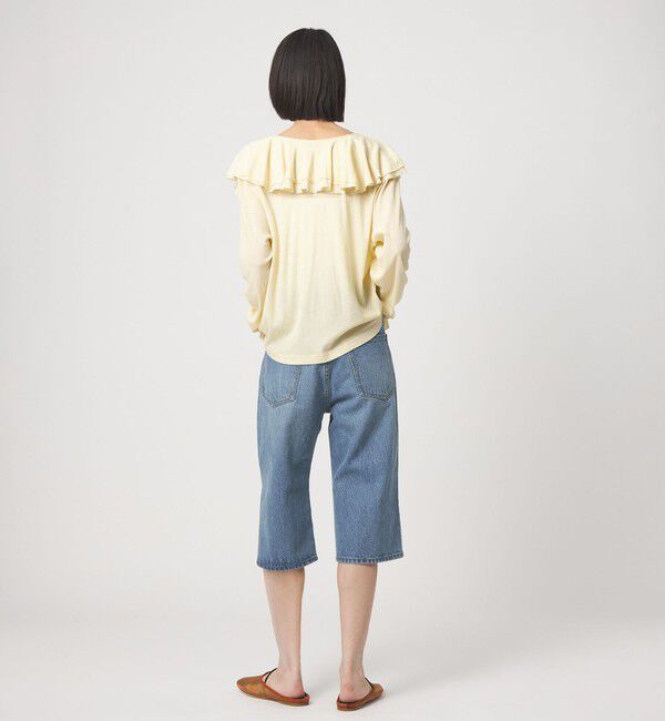 EMMEL REFINES「＜EMMEL REFINES＞EM デニム カプリ パンツ」|チノ|