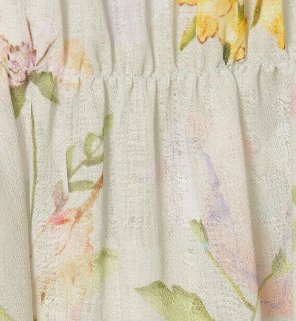 EMMEL REFINES「＜EMMEL REFINES＞EM フラワーシャーリング チュニック」|シャツ・ブラウス|