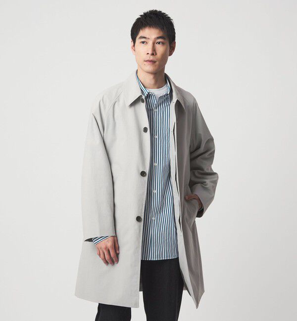 UNITED ARROWS green label relaxing「ナイロンオックス ステンカラーコート ‐撥水‐」|ステンカラーコート|