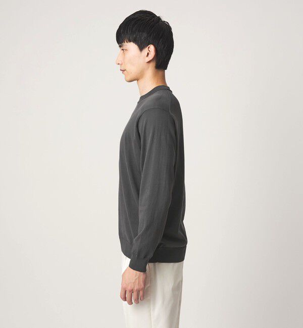 UNITED ARROWS green label relaxing「MTB コットン ハイゲージ クルーネック ニット」|ニット・セーター|
