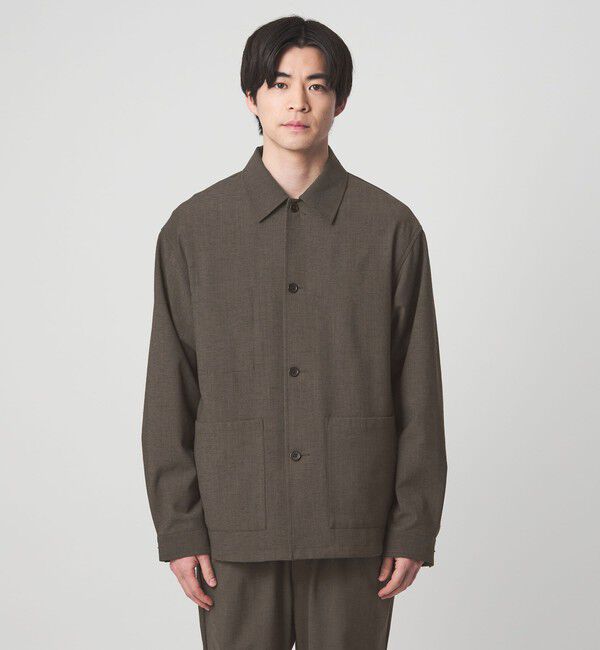 UNITED ARROWS green label relaxing「テック カルゼ カバーオール ジャケット -ストレッチ-」|ブルゾン・スタジャン|