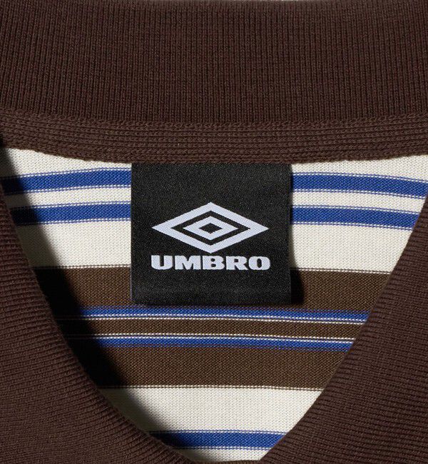 UNITED ARROWS green label relaxing「【別注】＜UMBRO＞ボーダー 長袖 ポロシャツ」|ポロシャツ|