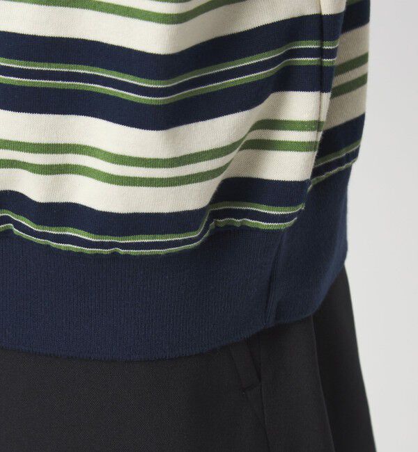 UNITED ARROWS green label relaxing「【別注】＜UMBRO＞ボーダー 長袖 ポロシャツ」|ポロシャツ|